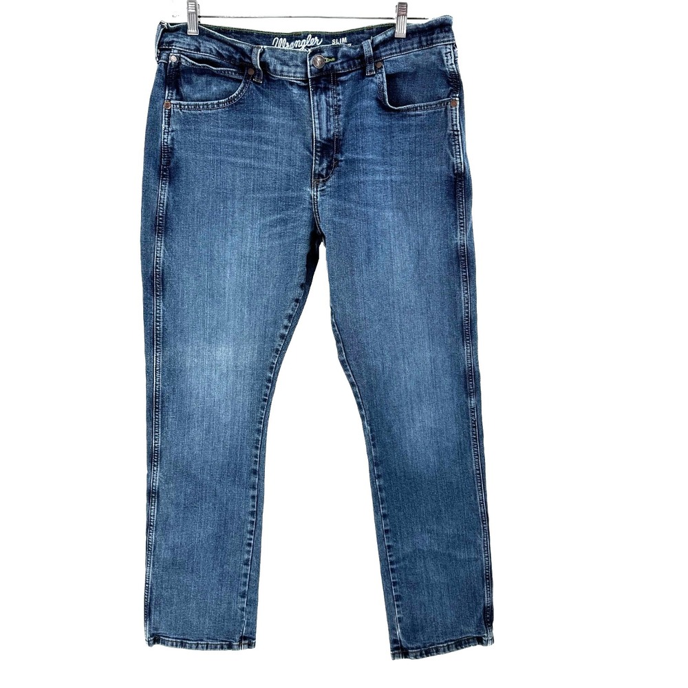 Wrangler Retro Slim Fit Straight Leg Jeans Men's 36X34 Cowboy Western Rodeo